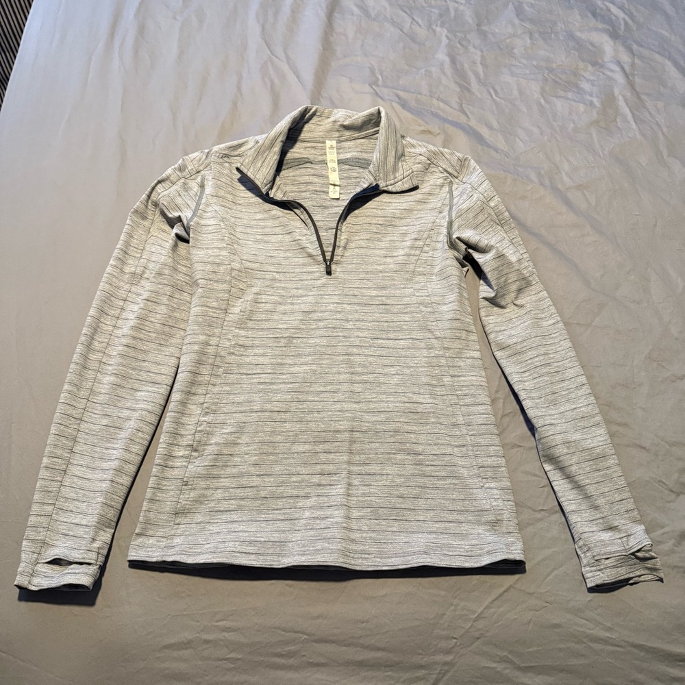 Lululemon gray quarter zip